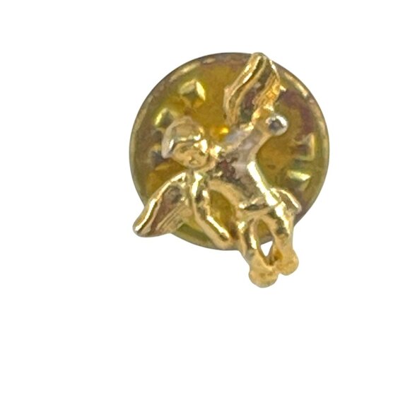 Angel Cherub Gold-Tone Lapel Pin Badge For Collectors Fashion Enthusiasts - Picture 5 of 5